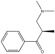 (R)-1-Phenyl-2-methyl-3-(dimethylamino)-1-propanone Struktur