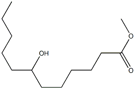 7-Hydroxydodecanoic acid methyl ester Struktur