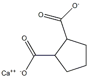 1,2-Cyclopentanedicarboxylic acid calcium salt Struktur