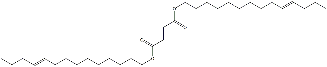 Succinic acid di(10-tetradecenyl) ester Struktur