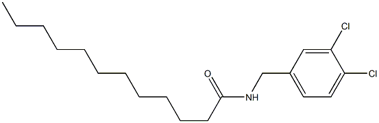 N-(3,4-Dichlorobenzyl)dodecanamide Struktur