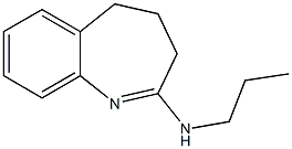 4,5-Dihydro-N-propyl-3H-1-benzazepin-2-amine Struktur