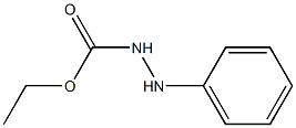 2-Phenylhydrazinecarboxylic acid ethyl ester Struktur