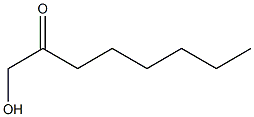 1-Hydroxyoctan-2-one Struktur