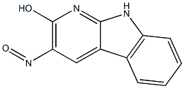 3-Nitroso-9H-pyrido[2,3-b]indol-2-ol Struktur