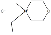 4-Ethyl-4-methylmorpholinium chloride Struktur