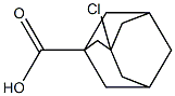 3-Chloro-1-adamantanecarboxylic acid Struktur