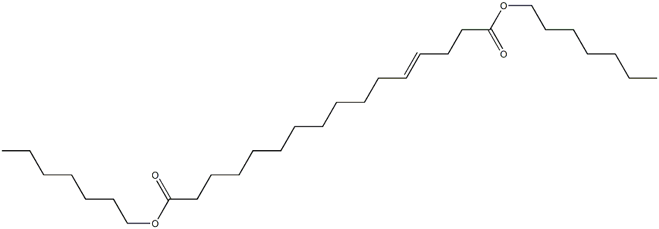 12-Hexadecenedioic acid diheptyl ester Struktur