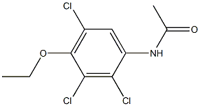 2'-Chloro-3'-chloro-4'-ethoxy-5'-chloroacetanilide Struktur