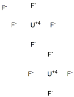 Diuranium nonafluoride Struktur