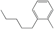 Amylmethylbenzene Struktur