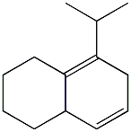 1,2,3,4,6,8a-Hexahydro-5-isopropylnaphthalene Struktur