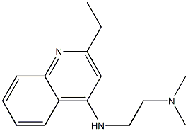 2-Ethyl-4-[(2-dimethylaminoethyl)amino]quinoline Struktur