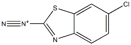 6-Chloro-2-benzothiazolediazonium Struktur