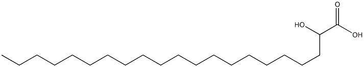 2-Hydroxyhenicosanoic acid Struktur