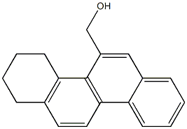 1,2,3,4-Tetrahydrochrysene-5-methanol Struktur