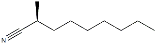 [S,(+)]-2-Methylnonanenitrile Struktur