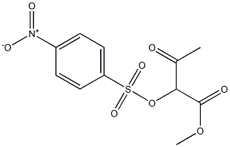 2-[(4-Nitrophenyl)sulfonyloxy]acetoacetic acid methyl ester Struktur