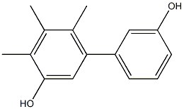 4,5,6-Trimethyl-1,1'-biphenyl-3,3'-diol Struktur