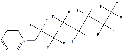 1-(2,2,3,3,4,4,5,5,6,6,7,7,8,8,8-Pentadecafluorooctyl)pyridinium Struktur