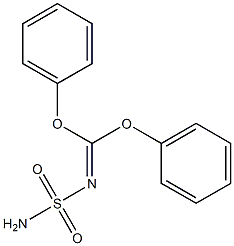 N-Sulfamoyldiphenoxymethanimine Struktur