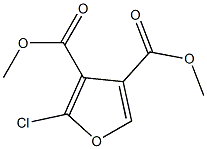 2-Chlorofuran-3,4-dicarboxylic acid dimethyl ester Struktur