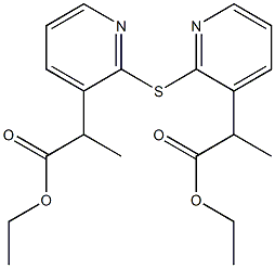 [1-(Ethoxycarbonyl)ethyl](2-pyridinyl) sulfide Struktur