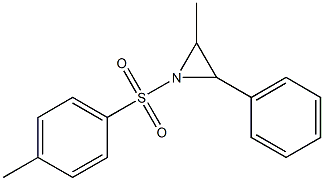 1-Tosyl-2-phenyl-3-methylaziridine Struktur