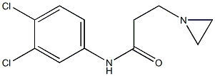 N-(3,4-Dichlorophenyl)-1-aziridinepropionamide Struktur