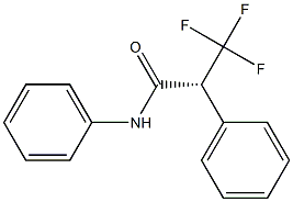 [R,(-)]-3,3,3-Trifluoro-2,N-diphenylpropionamide Struktur