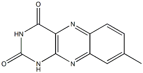 8-Methylalloxazine Struktur