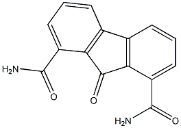 9-Oxo-9H-fluorene-1,8-dicarboxamide Struktur