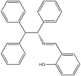 (+)-o-[N-[(R)-1,2,2-Triphenylethyl]formimidoyl]phenol Struktur