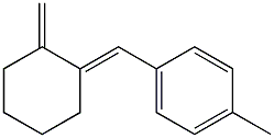 1-Methylene-2-(4-methylbenzylidene)cyclohexane Struktur