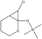 7-Chloro-1-(trimethylsilyloxy)-2-oxabicyclo[4.1.0]heptane Struktur