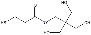 3-Mercaptopropanoic acid 3-hydroxy-2,2-bis(hydroxymethyl)propyl ester Struktur