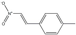 4-[(E)-2-Nitroethenyl]toluene Struktur