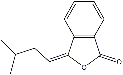 3-(3-Methylbutylidene)-1(3H)-isobenzofuranone Struktur