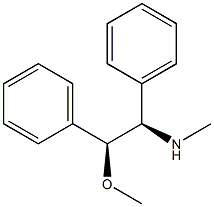 (1R,2S)-1,2-Diphenyl-N-methyl-2-methoxyethan-1-amine Struktur