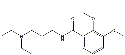 N-[3-(Diethylamino)propyl]-2-ethoxy-3-methoxybenzamide Struktur