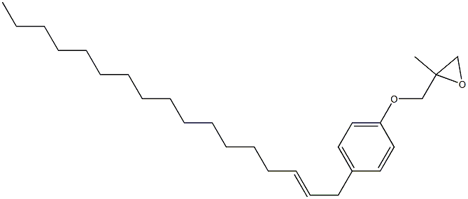 4-(2-Heptadecenyl)phenyl 2-methylglycidyl ether Struktur