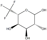 6,6,6-Trifluoro-6-deoxy-L-altropyranose Struktur