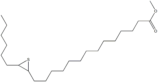 15,16-Epithiodocosanoic acid methyl ester Struktur