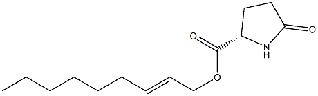 (S)-5-Oxopyrrolidine-2-carboxylic acid 2-nonenyl ester Struktur