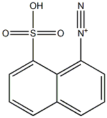 8-Sulfo-1-naphthalenediazonium Struktur