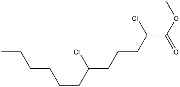 2,6-Dichlorolauric acid methyl ester Struktur