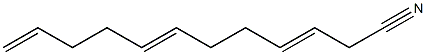 3,7,11-Dodecatrienenitrile Struktur