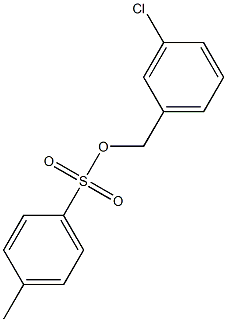 4-Methylbenzenesulfonic acid 3-chlorobenzyl ester Struktur