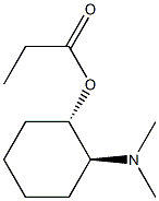 (1S,2S)-2-(Dimethylamino)cyclohexanol propionate Struktur