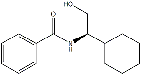 (+)-N-[(R)-1-Cyclohexyl-2-hydroxyethyl]benzamide Struktur